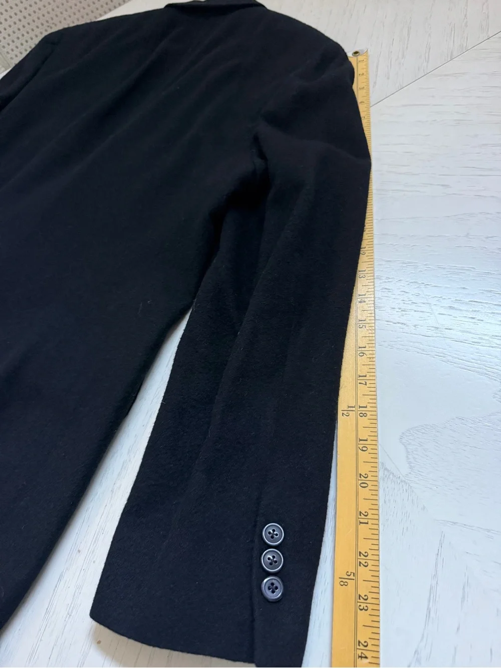 Vintage Men's Black Camelhair Sport Coat Blazer 44R Made in USA